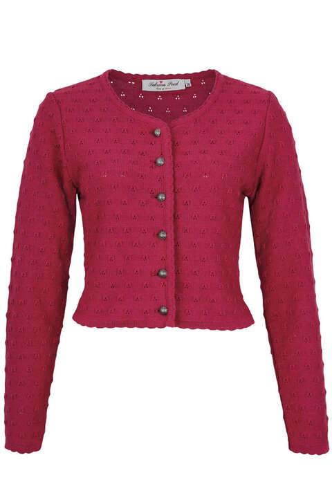 Dirndlstrickjacke beere