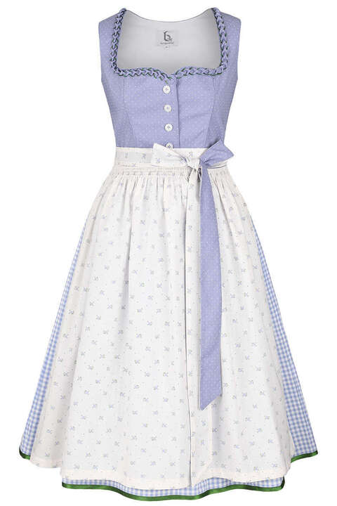 Waschdirndl hellblau