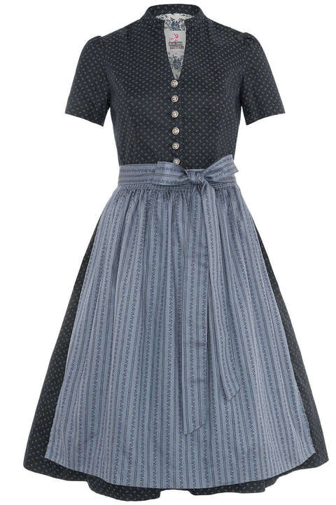 Dirndlkleid Waschdirndl mit rmeln marine