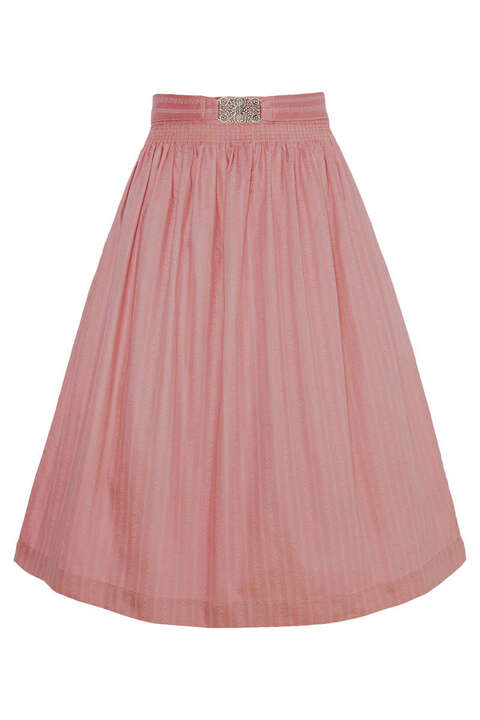 Dirndl-Schrze 65cm mit Broschen-Schliee Rosa