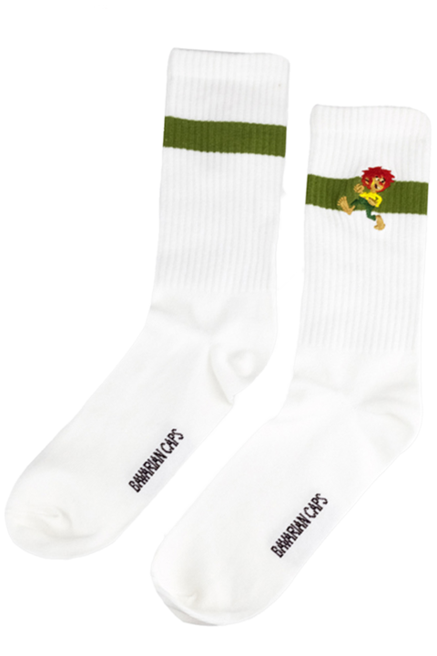 Sportsocken UNISEX 'Pumuckl' wei grn