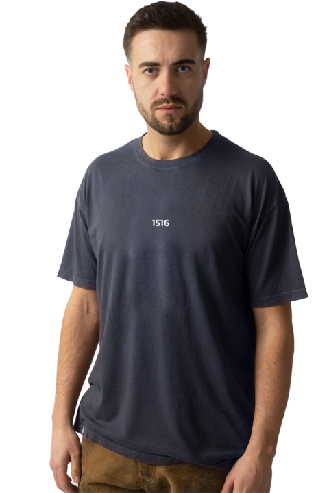 Herren T-Shirt 'Hopfen&Malz' blau
