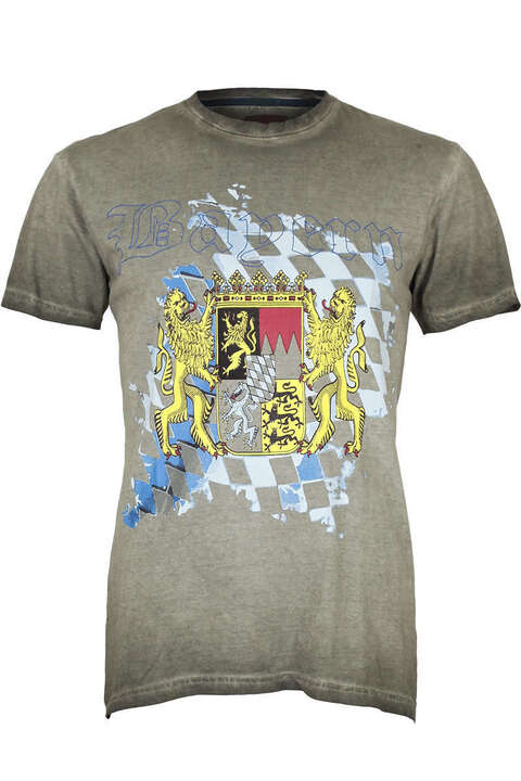 Herren T-Shirt mit Bayern-Wappen