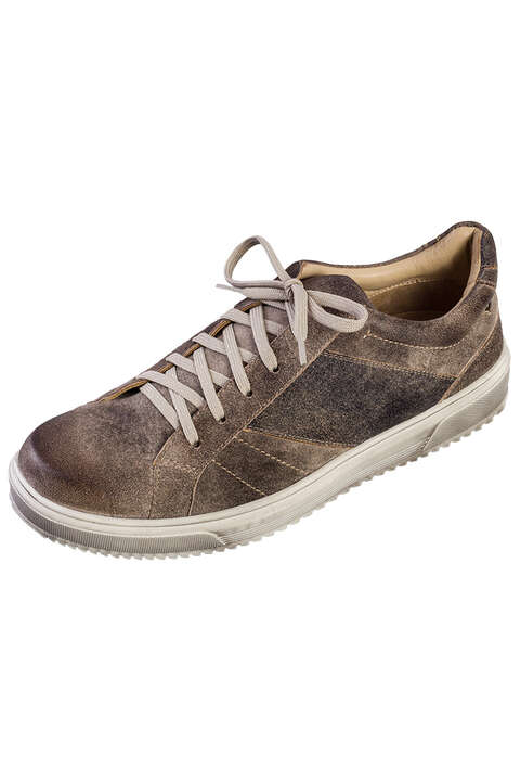Herren Trachtensneaker Leder oxford/broken
