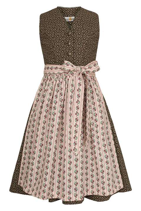 Kinder Baumwolldirndl grn