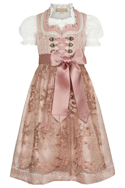 Baby Mdchendirndl hellgrau rosa