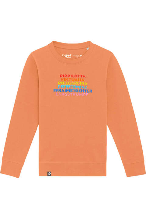 Kinder Pullover Sweater Pippilotta Viktualia volcano-orange