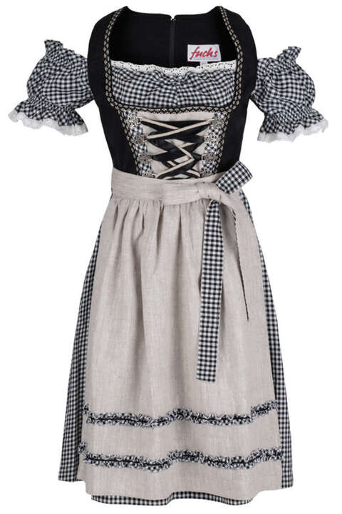 Landhauskleid kurz im Dirndl-Look