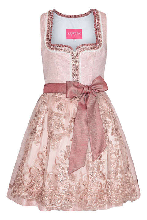 Mini-Dirndl altrosa