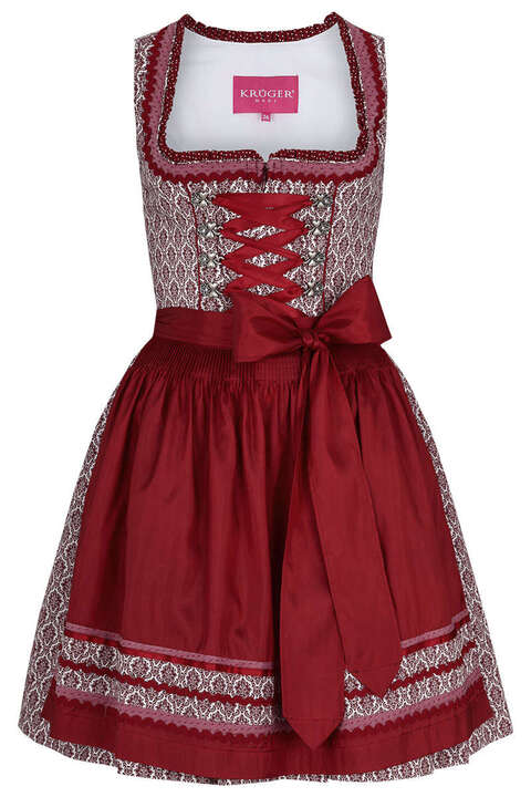 Mini Dirndl weinrot