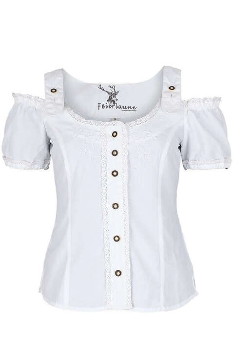 Trachten Carmenbluse weiss