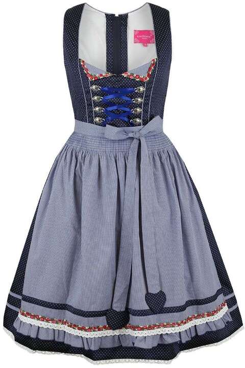 Krger Dirndl kurz Blautne