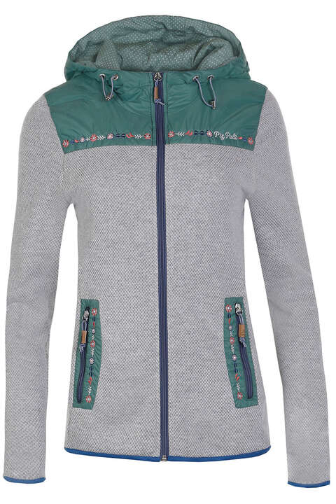 Damen Outdoor-Jacke grau/grn