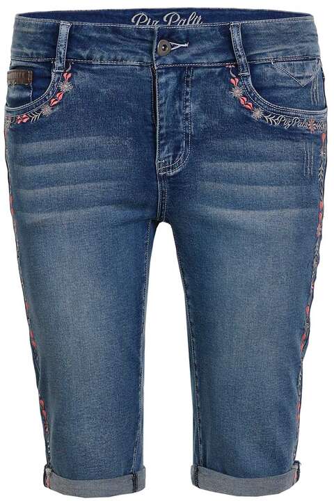 Damen-Jeans Bermuda denim