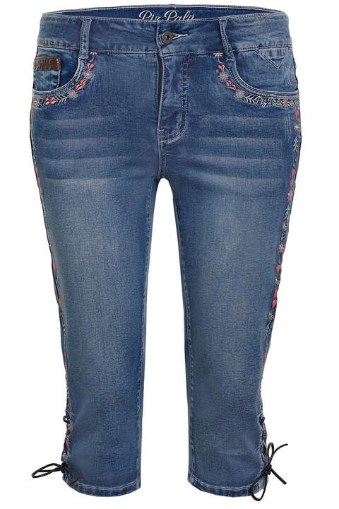 Damen Stretch-3/4-Jeans denim