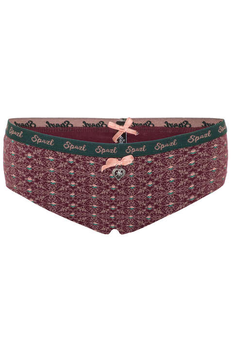 Damen-Slip Panty 'Spazl' weinrot