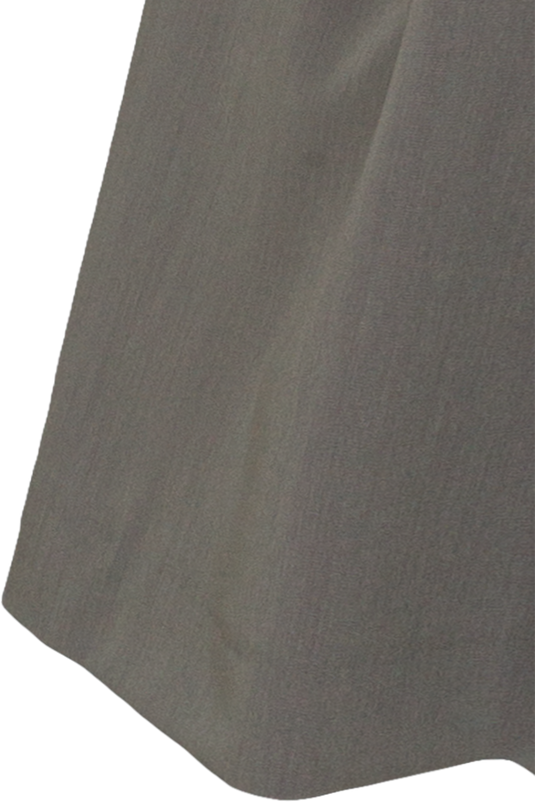 Midi-Dirndl ohne Schürze unifarben - hellgrau