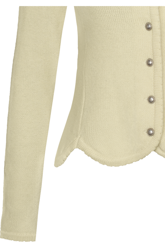 Damen Dirndljacke Trachten Deiser ELEKTRA 3 in TD1023-VANILLE - Vorderansicht Detail unten