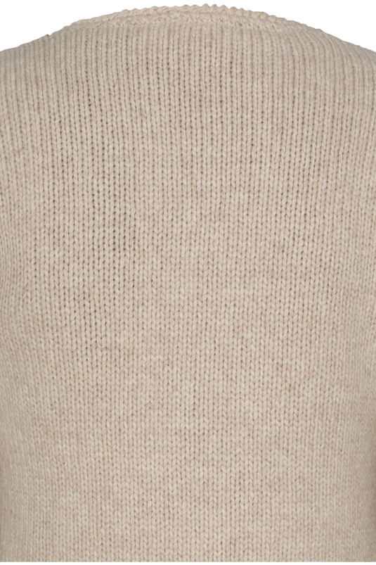 Damen Trachtenstrickjacke Hammerschmid TYROL 262-702 in 03-BEIGE - Rückansicht Detail oben