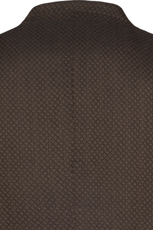 Herren Trachtenweste gemustert Gweih & Silk REGEN 262 in KUPFER - Rückansicht Detail oben
